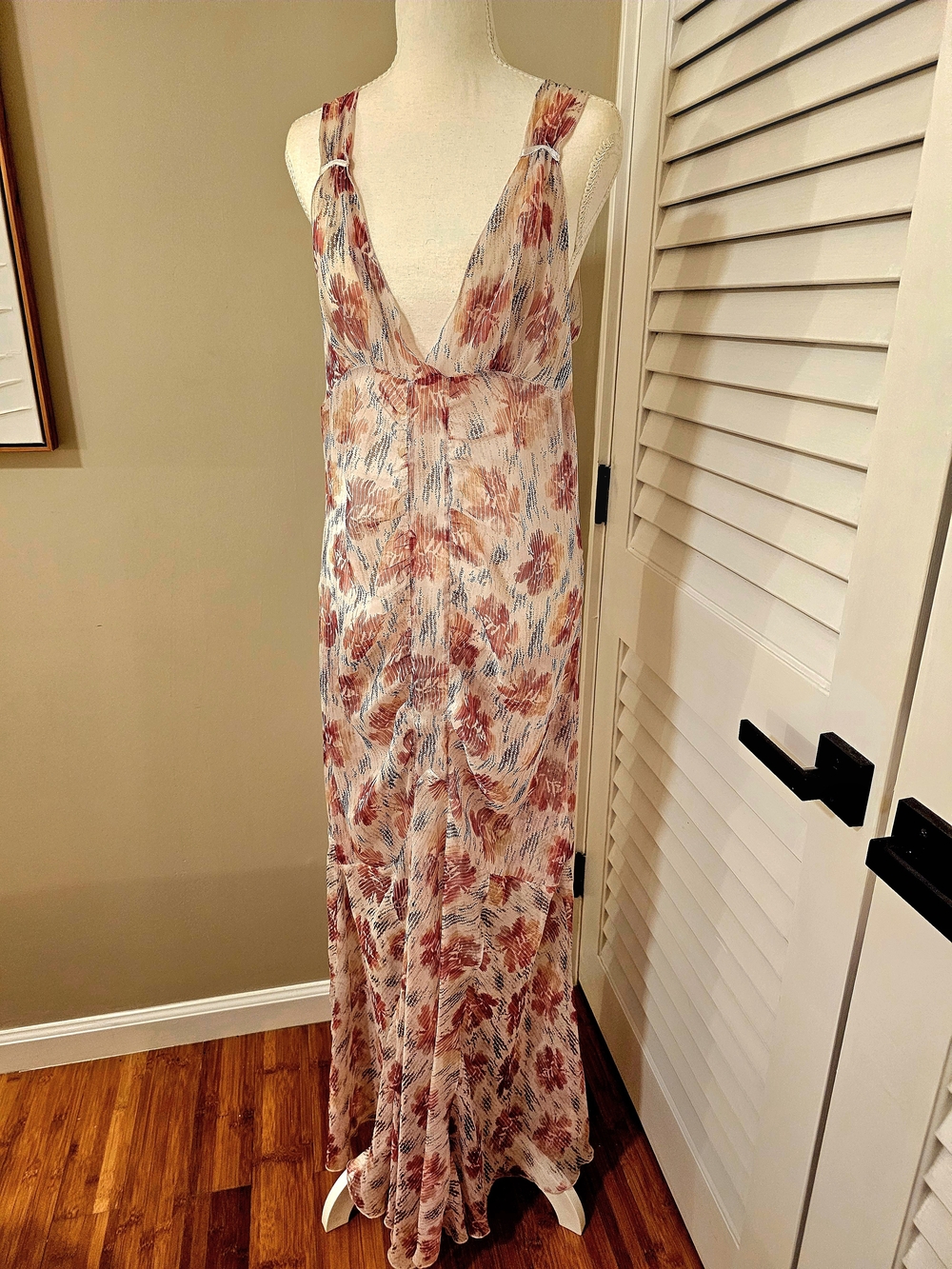 ✨ VINTAGE INTIMATELY FREE PEOPLE BOHO MAXI SLIP DRESS | MEDIUM | VERY RARE ✨
